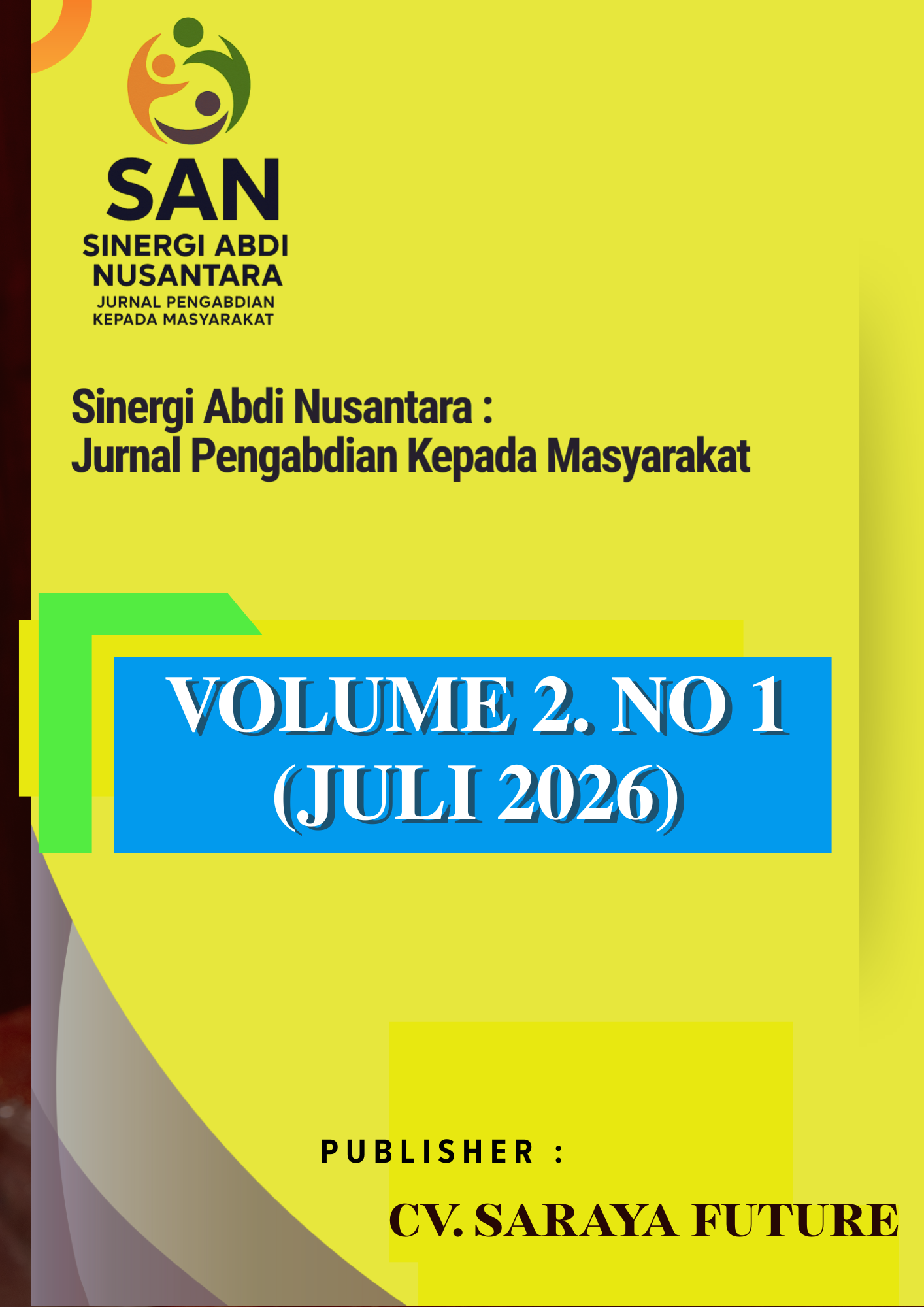 					View Vol. 2 No. 1 (2026): SAN : Jurnal Sinergi Abdi Nusantara
				